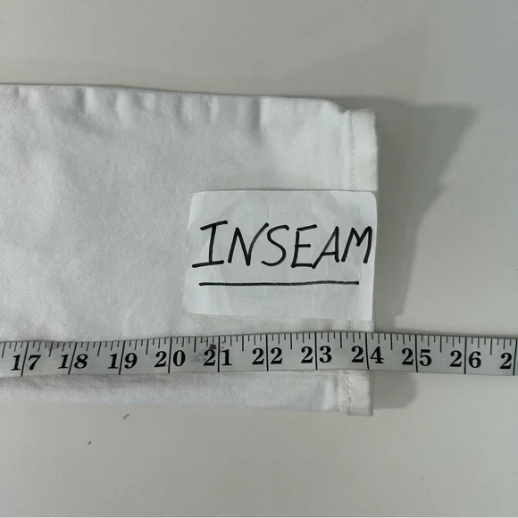 Loft Modern High Waist Skinny Ankle Jeans Womens 30/10 White Stretch Summer NWOT - Picture 8 of 11